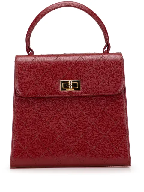 CHANEL Pre-Owned 1997-1999 Reissue 2.55 Quilted Caviar Top Handle Flap handbag