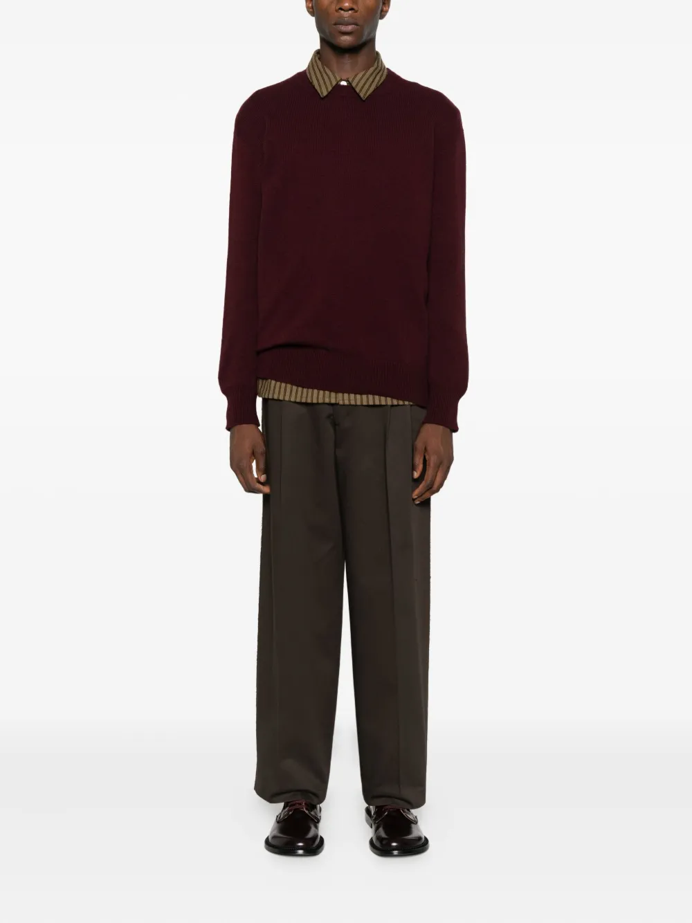 AMARANTO Sweater met ronde hals - Rood
