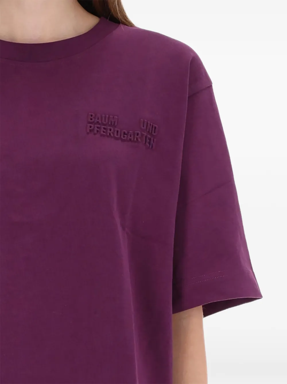 Baum Und Pferdgarten T-shirt met logo Paars