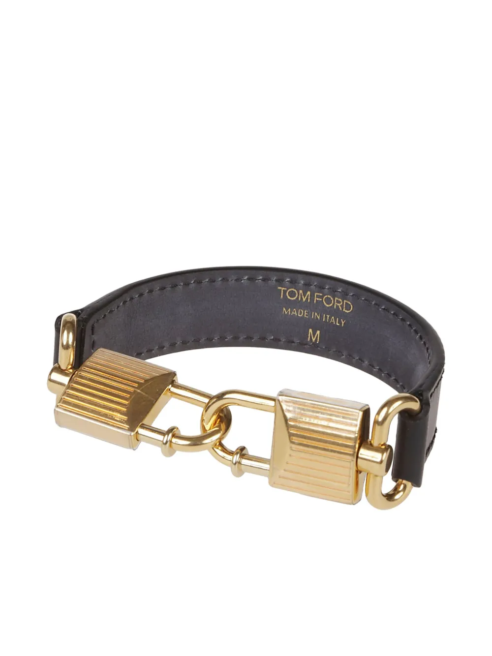 TOM FORD Lock-detail leather bracelet | Image 2