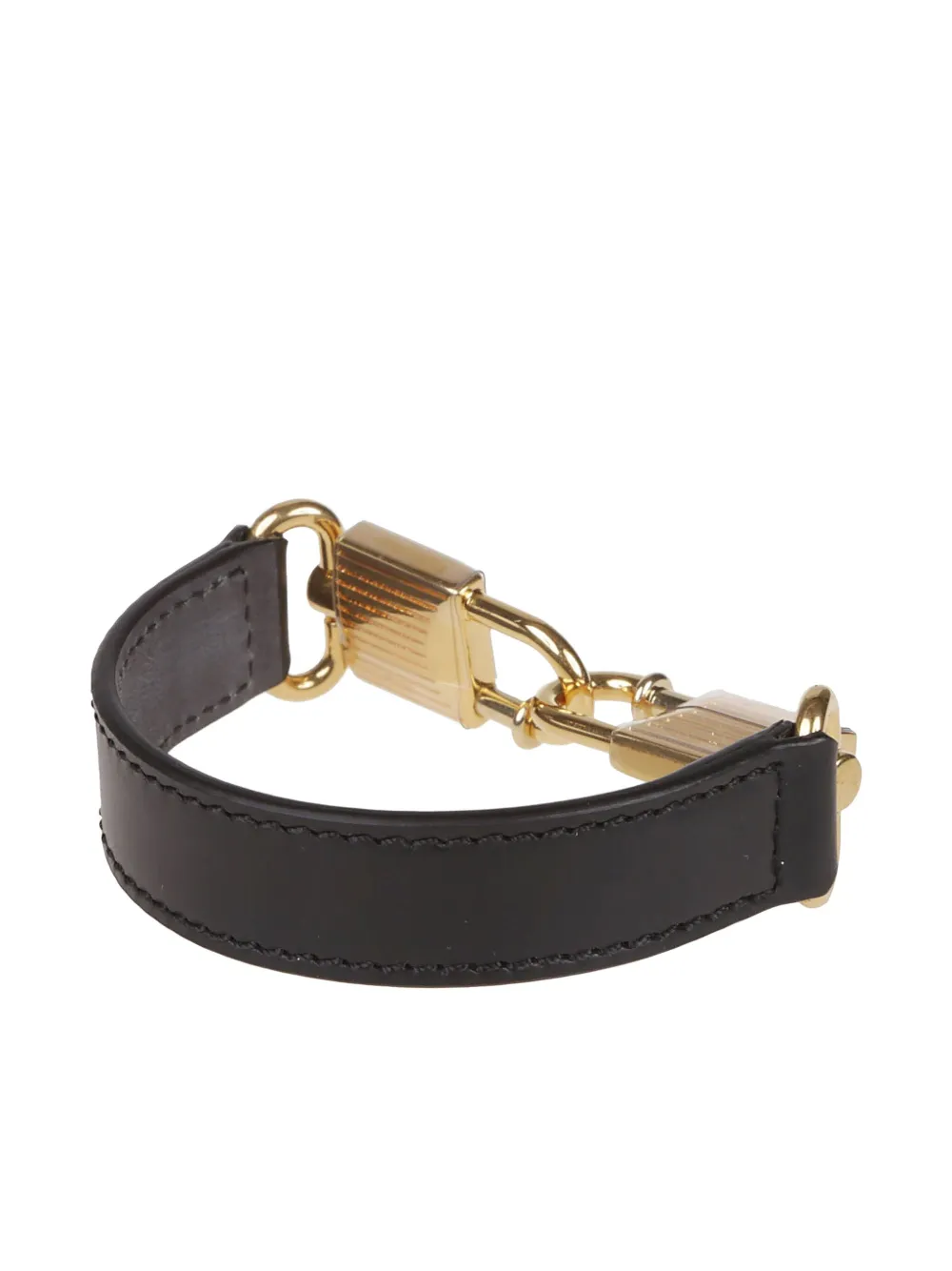 TOM FORD Lock-detail leather bracelet | Black | Image 1