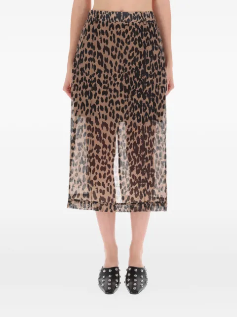 Baum Und Pferdgarten animal-print pleated skirt
