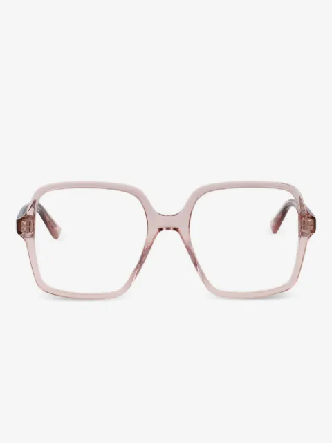 Alexander McQueen Eyewear Armação de óculos quadrada