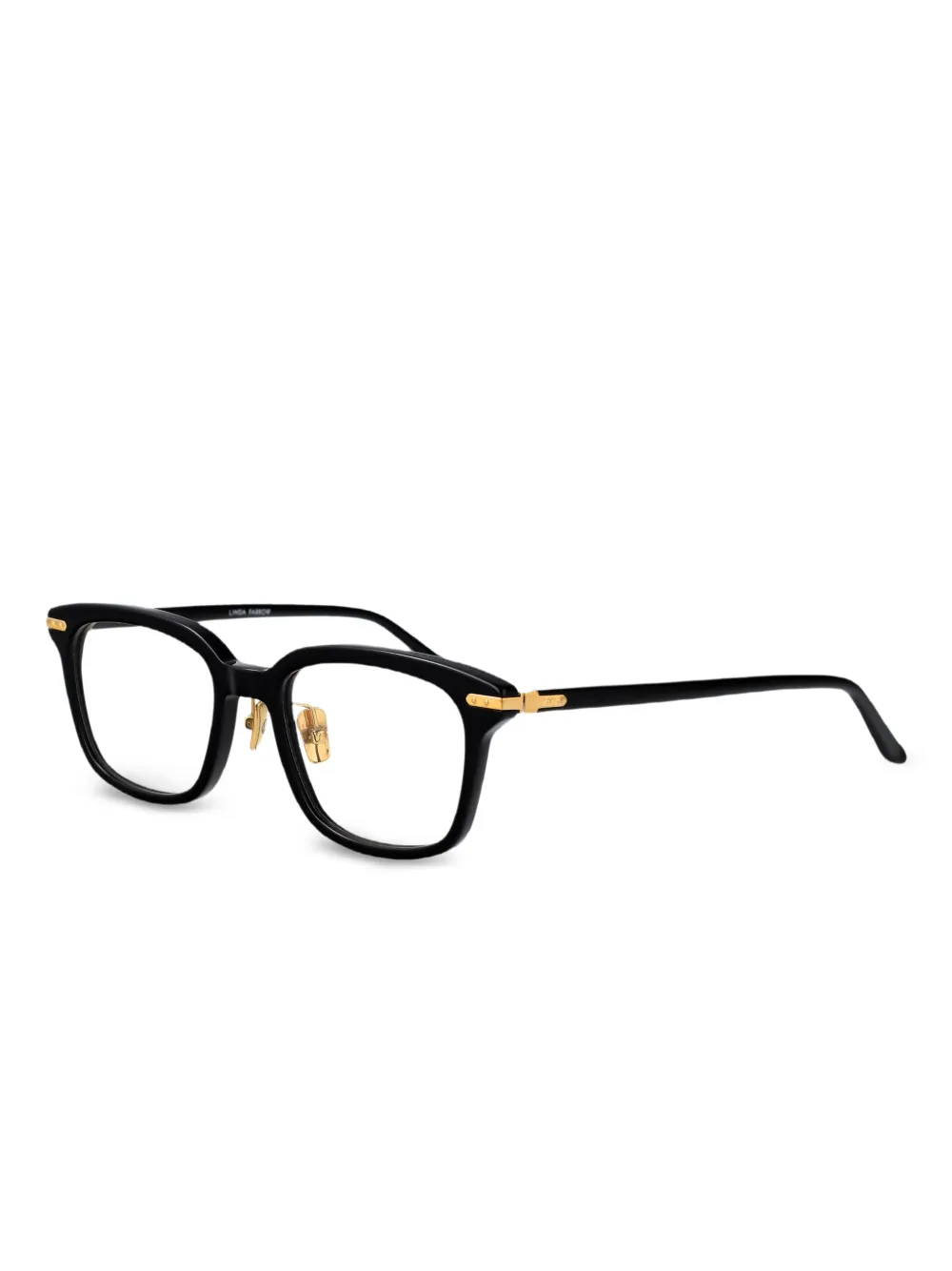 Linda Farrow Diller square-frame glasses | Black | Image 1