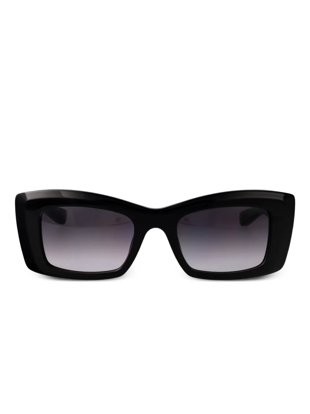 Alexander McQueen Eyewear rectangle-frame sunglasses - Nero