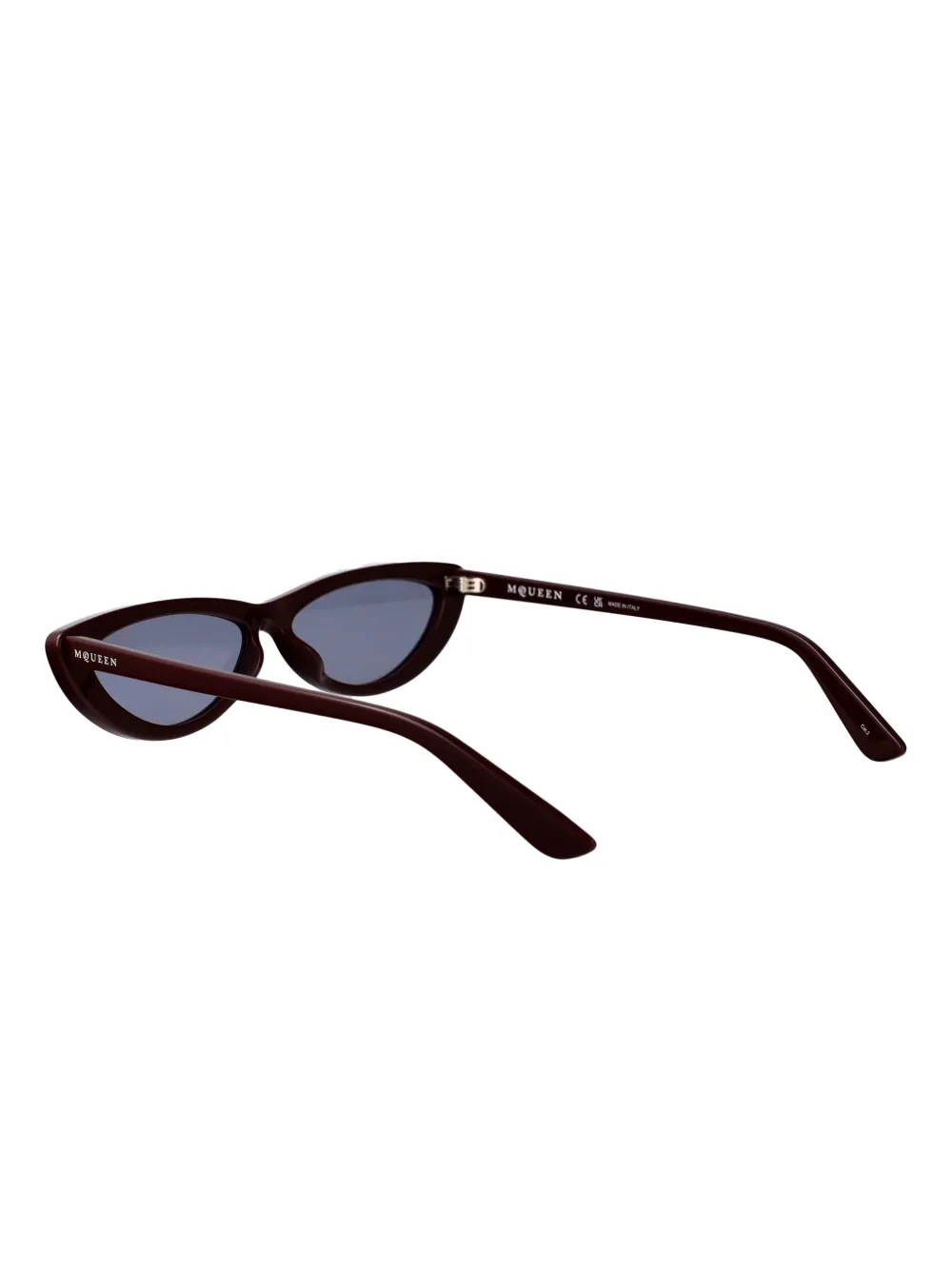 Alexander McQueen Eyewear Zonnebril met cat-eye montuur Bruin