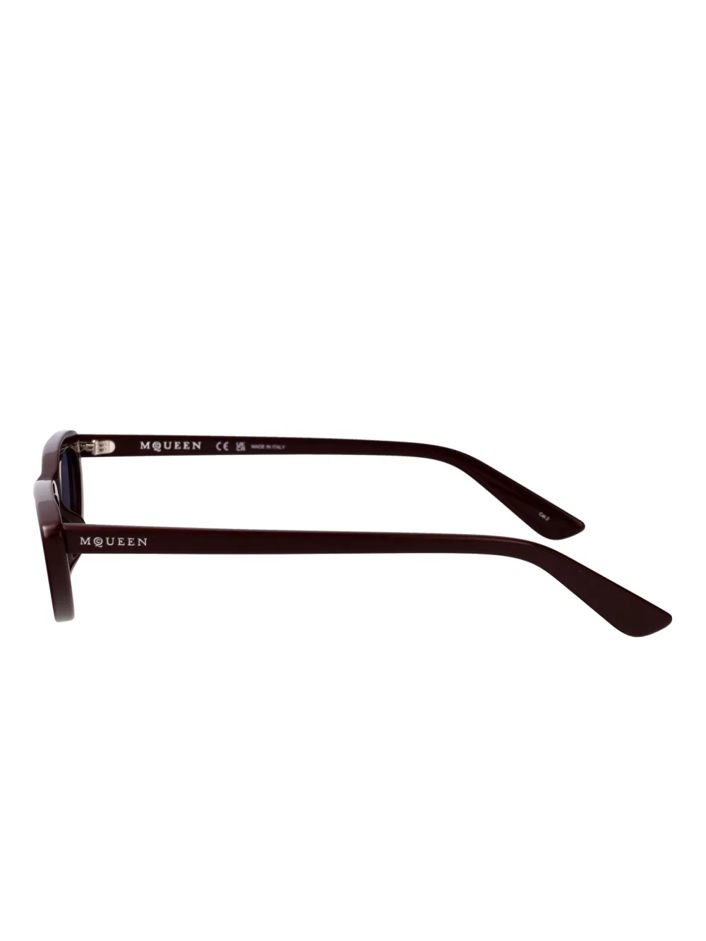 Alexander McQueen Eyewear Zonnebril met cat-eye montuur Bruin