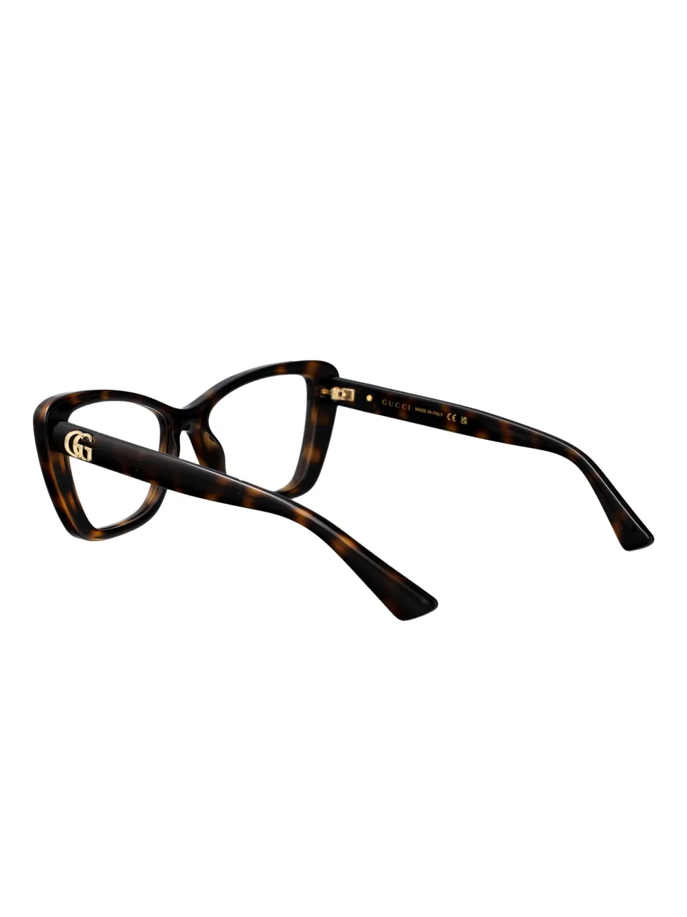 Gucci Eyewear Bril met cat-eye montuur Bruin