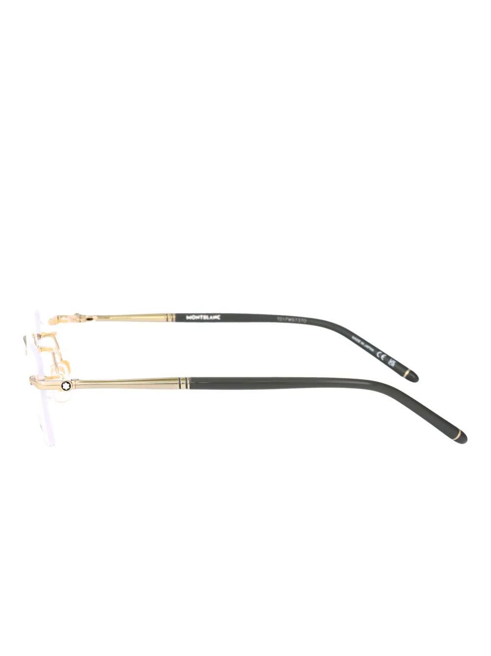 Montblanc Bril met vierkant montuur Goud