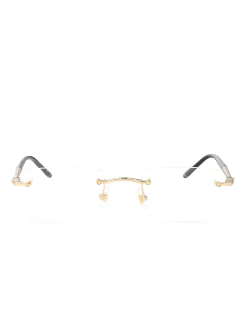Montblanc square-frame glasses