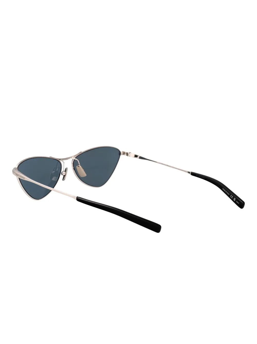Saint Laurent Eyewear Zonnebril met cat-eye montuur Zilver