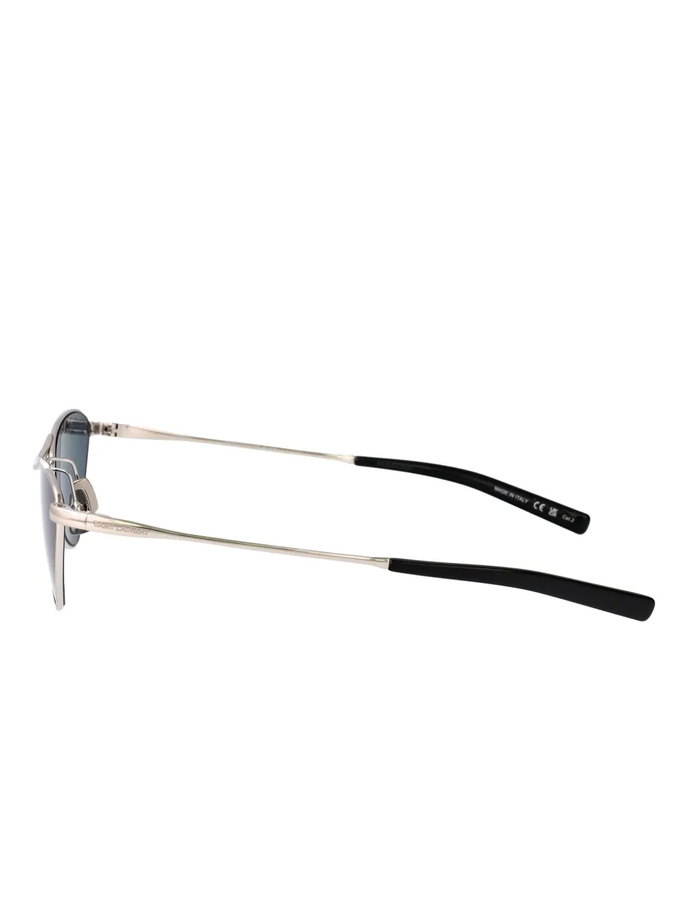 Saint Laurent Eyewear Zonnebril met cat-eye montuur Zilver