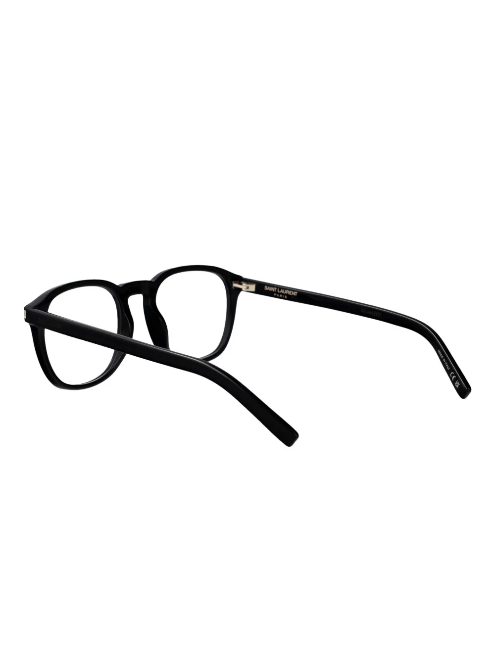 Saint Laurent Eyewear Bril met rond montuur Zwart