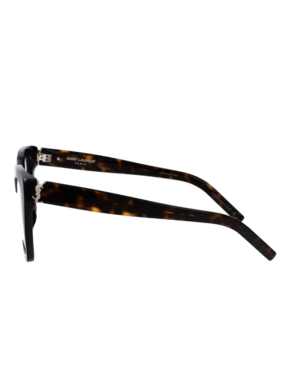 Saint Laurent Eyewear Bril met vierkant montuur Bruin