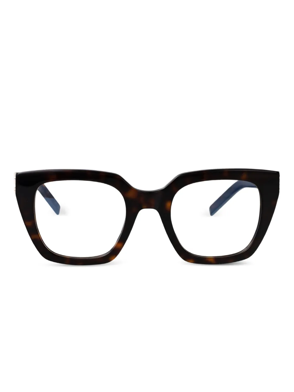 Saint Laurent Eyewear square-frame glasses | Brown | Image 1