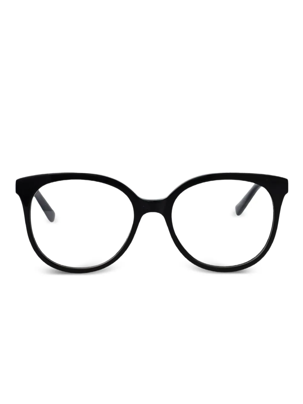 Alexander McQueen Eyewear round-frame glasses | Black | Image 1