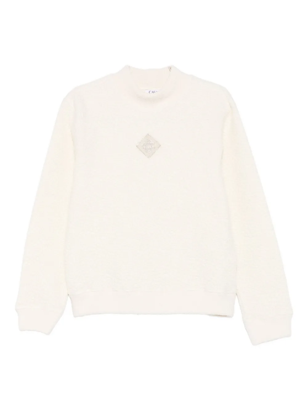 Casablanca textured sweatshirt - Toni neutri