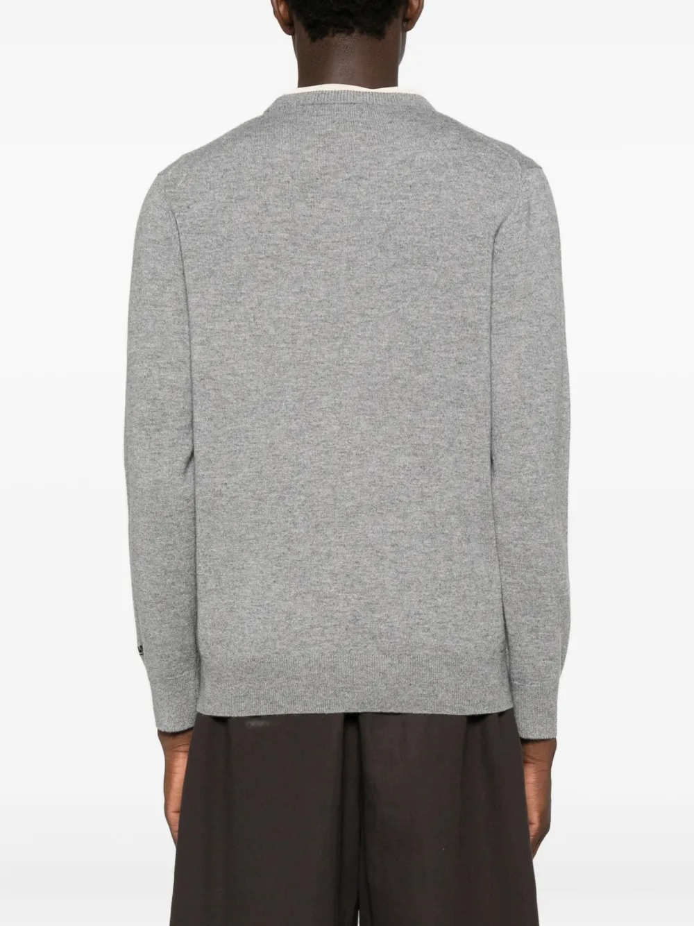 Mc2 Saint Barth Wool Sweater In Gray