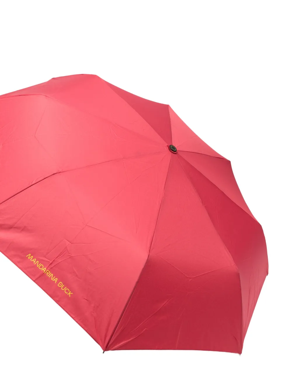 Mandarina Duck Paraplu met logopatch Rood