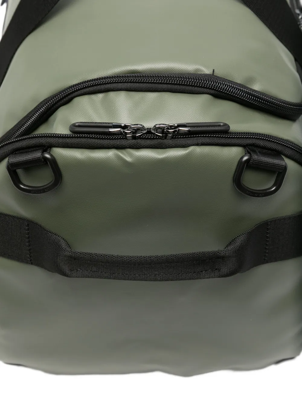 Mandarina Duck Logo Backpack In Green