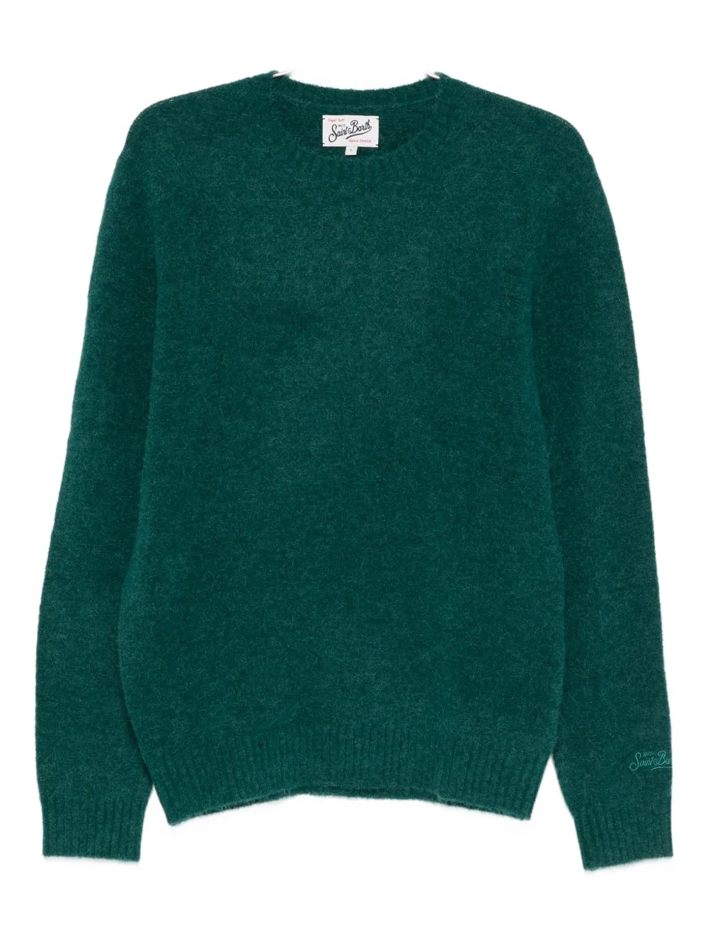 Mc2 Saint Barth Alpaca Wool Sweater In Green