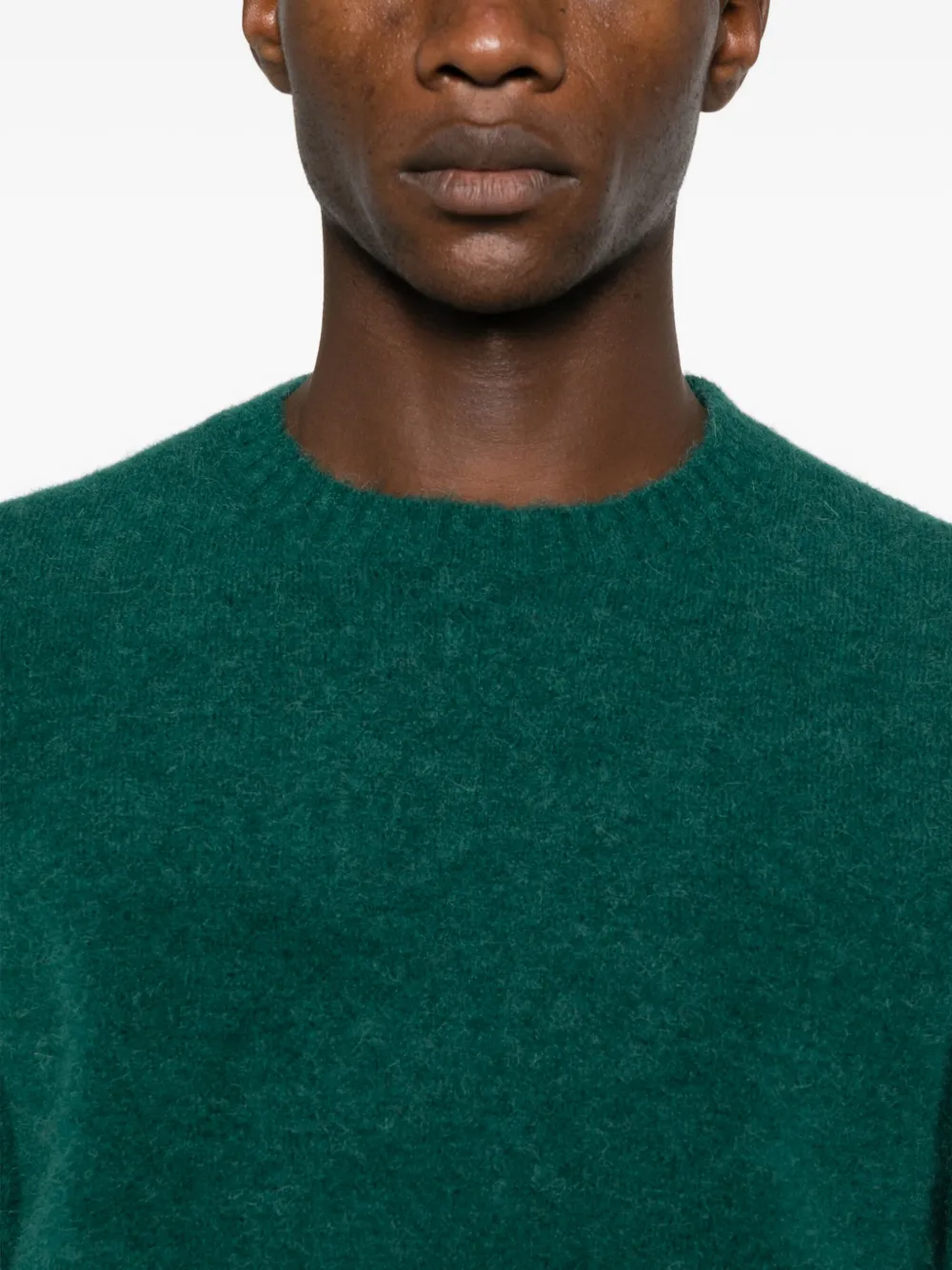 Mc2 Saint Barth Alpaca Wool Sweater In Green