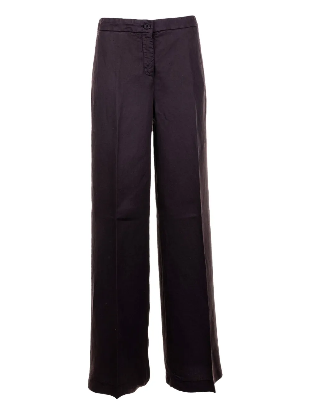 Via Masini 80 Button-fastening Trousers In Purple