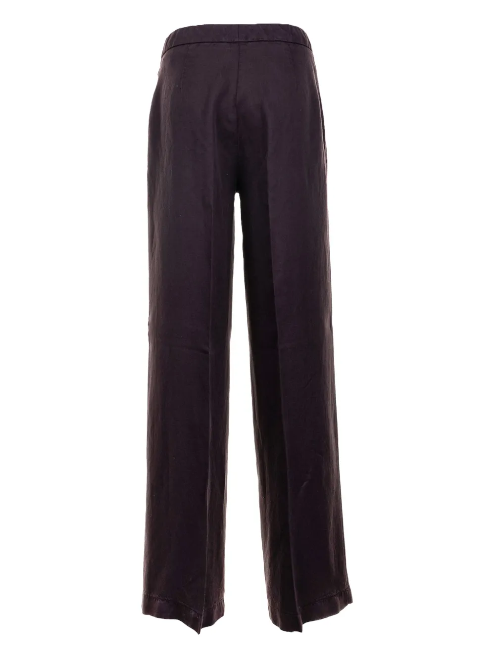 Via Masini 80 Button-fastening Trousers In Purple