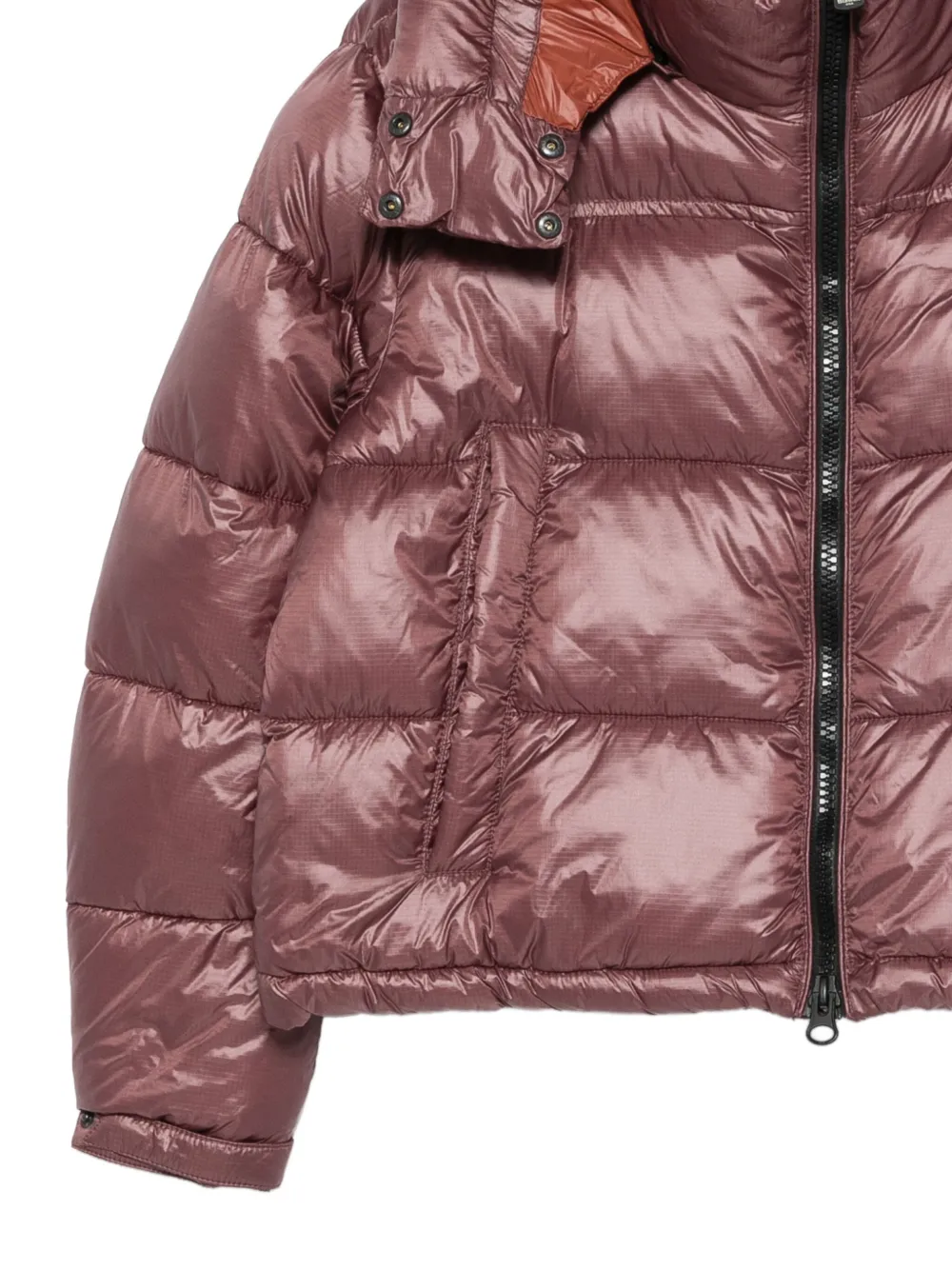 Blauer Gloria jas met capuchon Rood