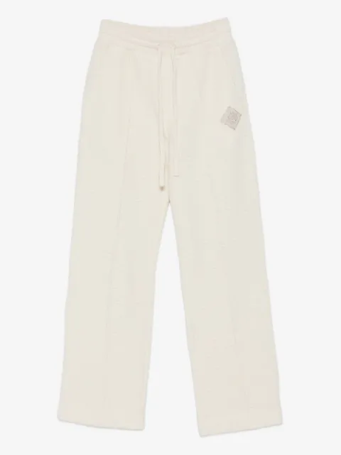 Casablanca pants texturizados con parche del logo