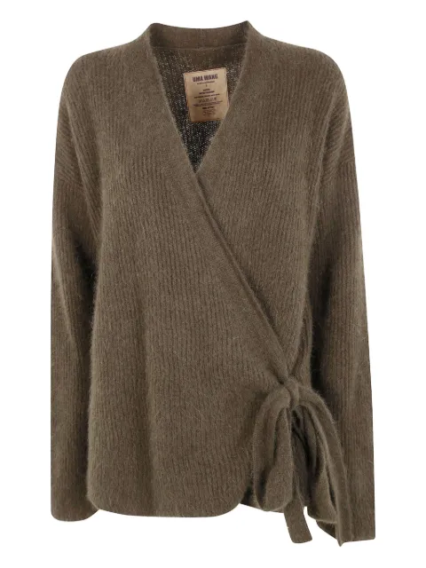 Uma Wang cárdigan con detalle de lazo