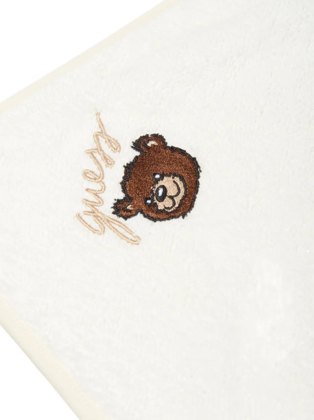 guess kids Handdoek met capuchon en geborduurde beer (70 cm) Beige