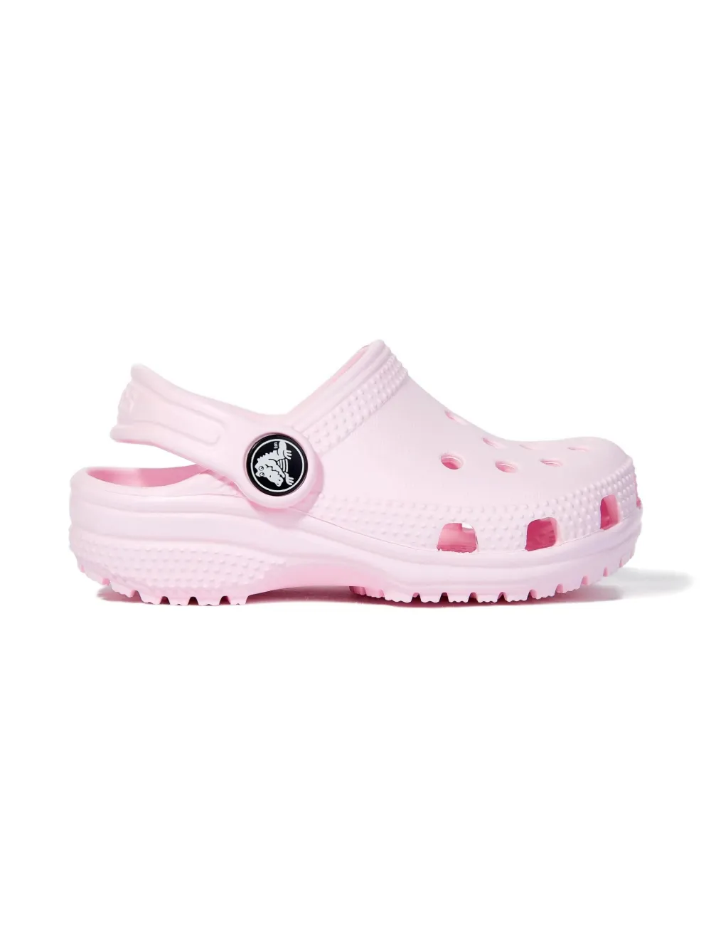 Crocs Kids Classic T perforated strap clogs Roze