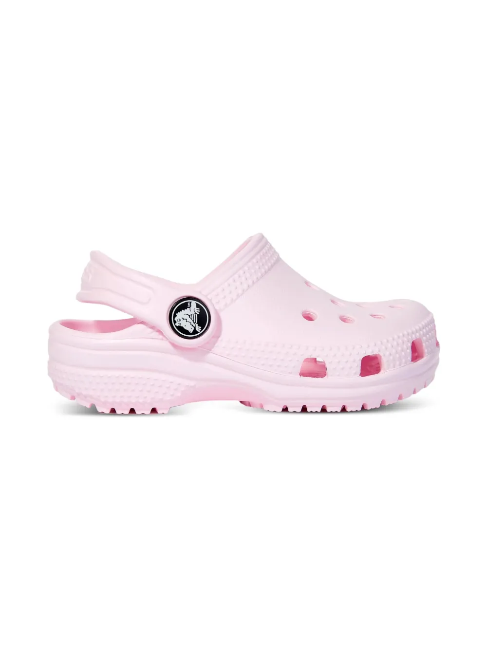 Crocs Kids Classic T perforated strap clogs Roze