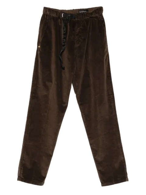 White Sand drawstring-waist trousers