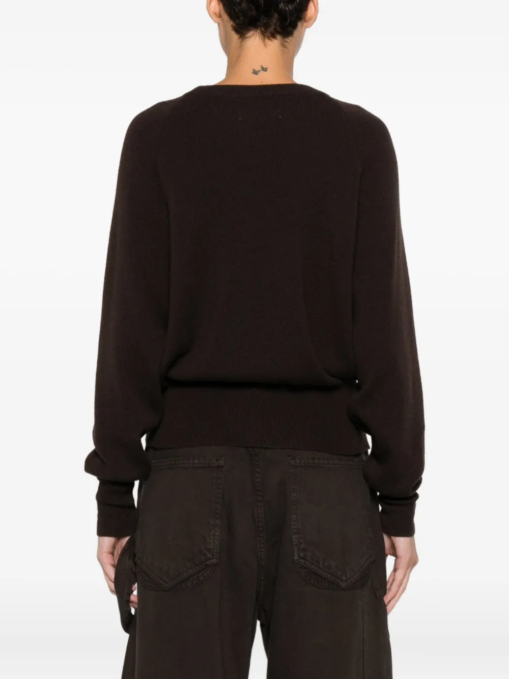 Cordera Raglan-sleeve Sweater In Black