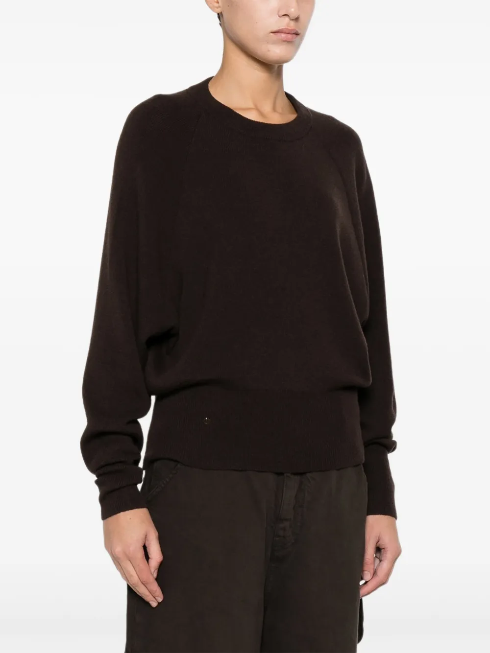 Cordera Raglan-sleeve Sweater In Black