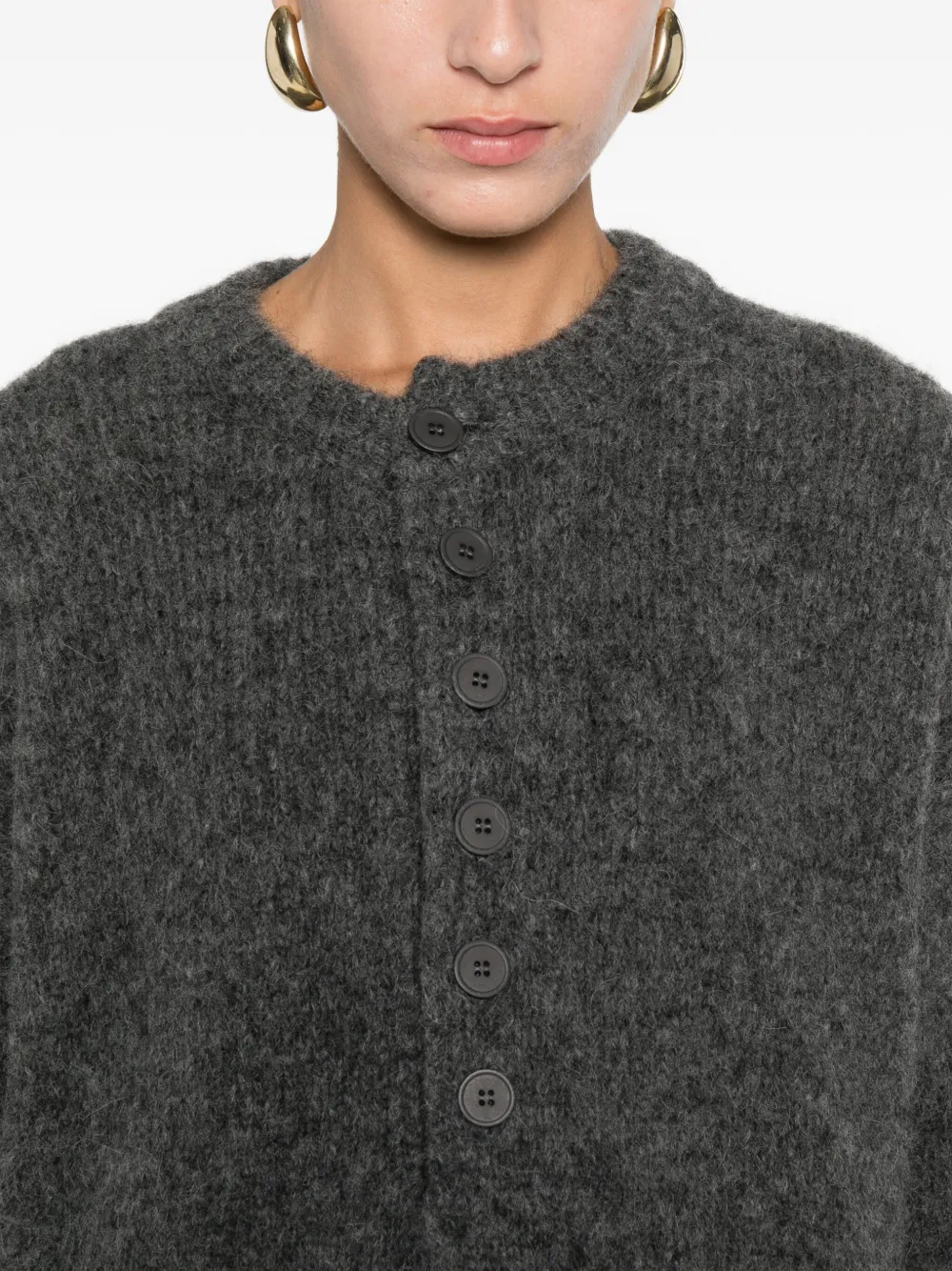 Mr Mittens Fabric Sweaters In Gray