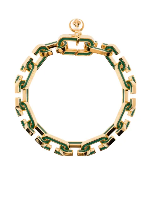 Casablanca Enamelled chain bracelet