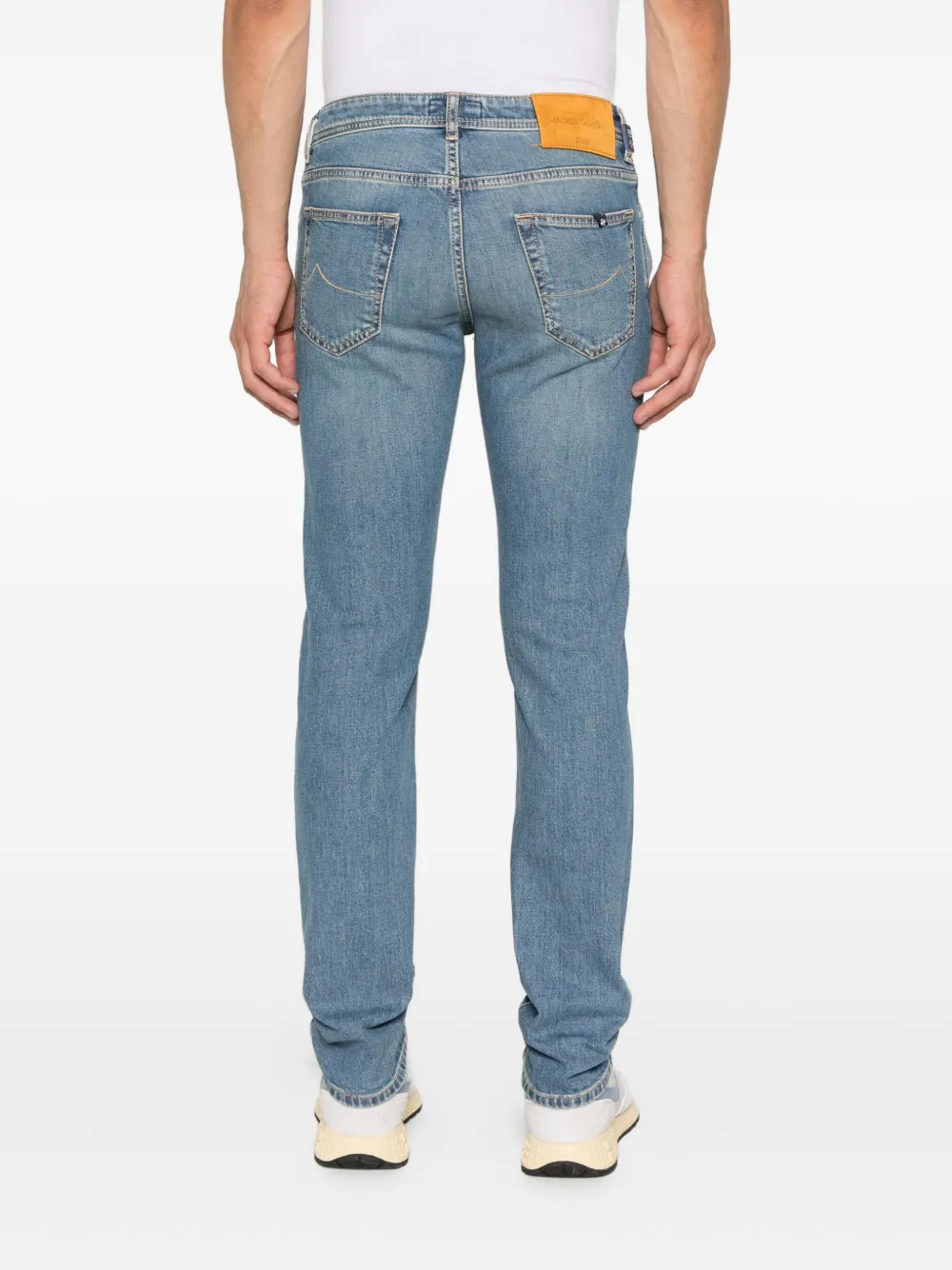Jacob Cohën Jeans met knoopsluiting Blauw