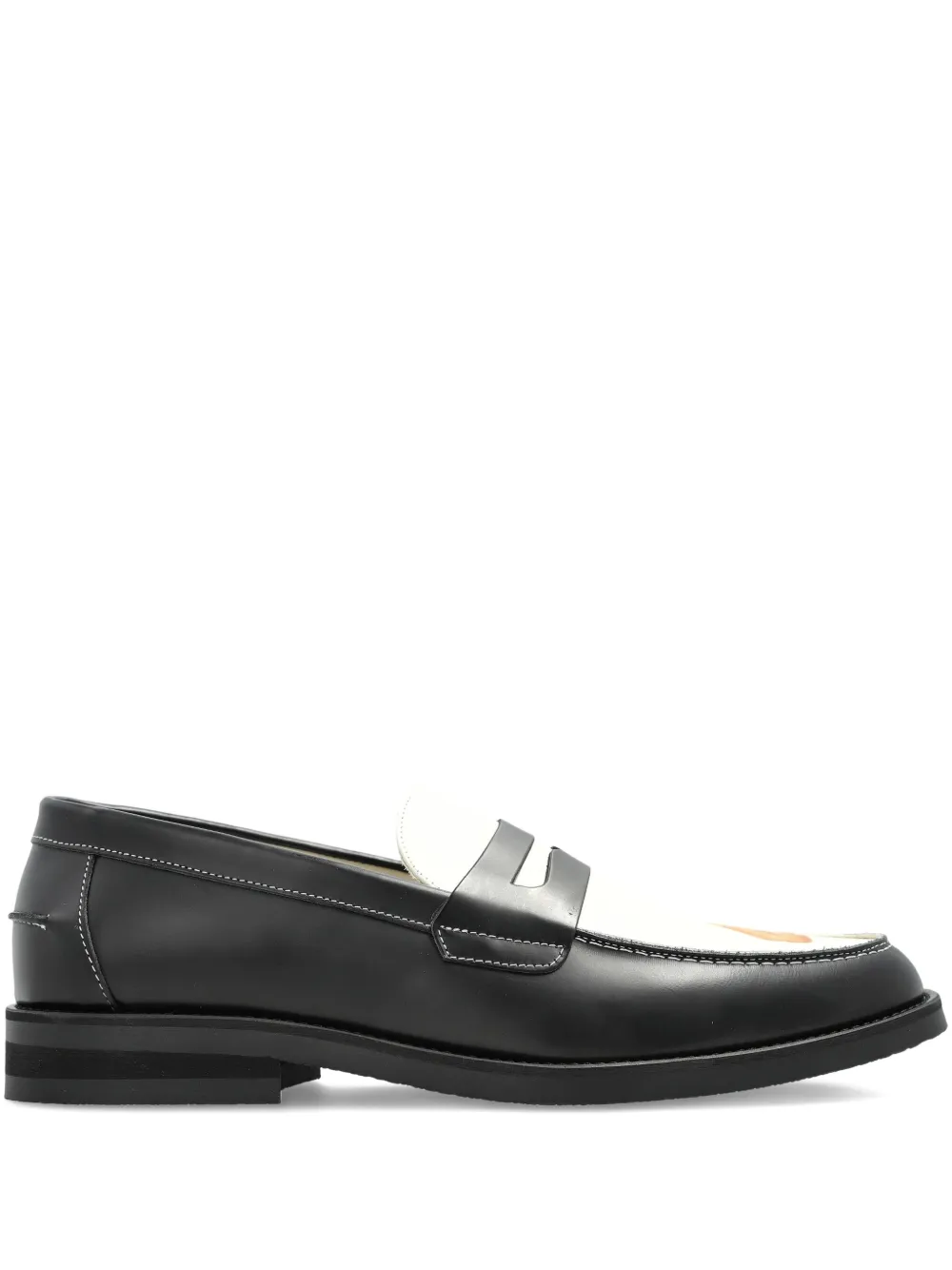 DUKE & DEXTER Wilde Loafer mit Print | Schwarz | Image 1