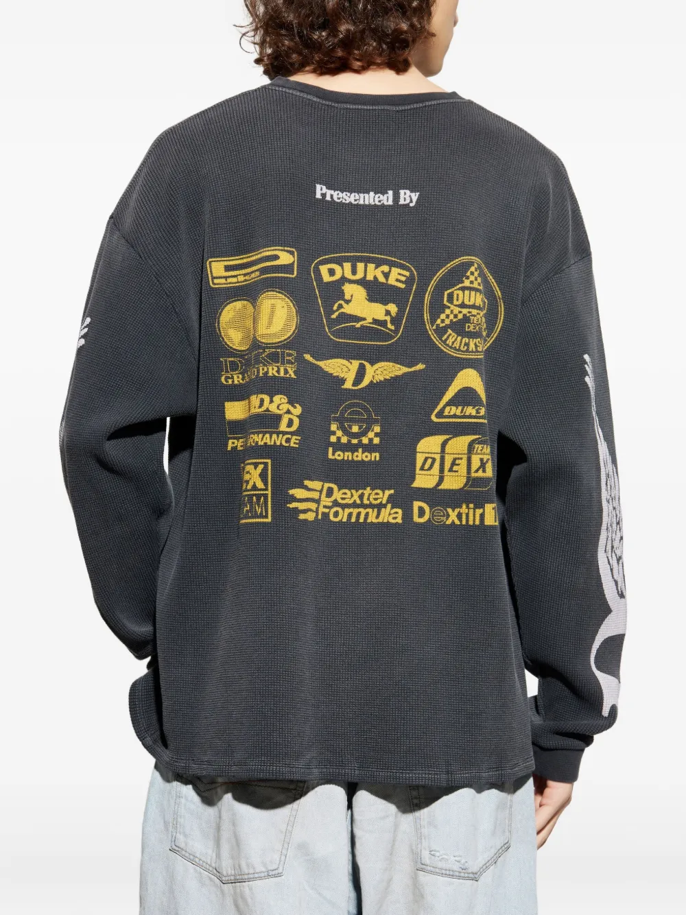DUKE & DEXTER T-shirt met lange mouwen Grijs