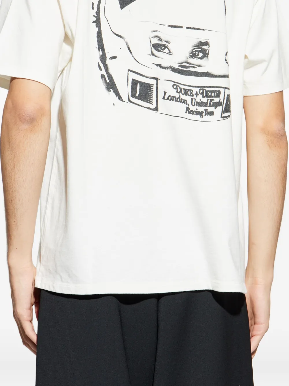 Duke & Dexter Graphic-print T-shirt In Neutral