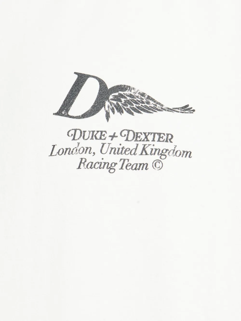 Duke & Dexter Graphic-print T-shirt In Neutral