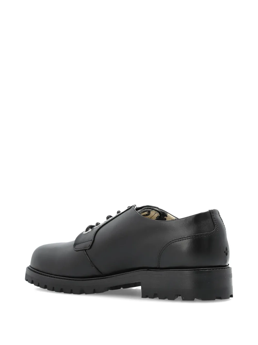 Duke & Dexter Lennon Leather Derby Shoes In Black