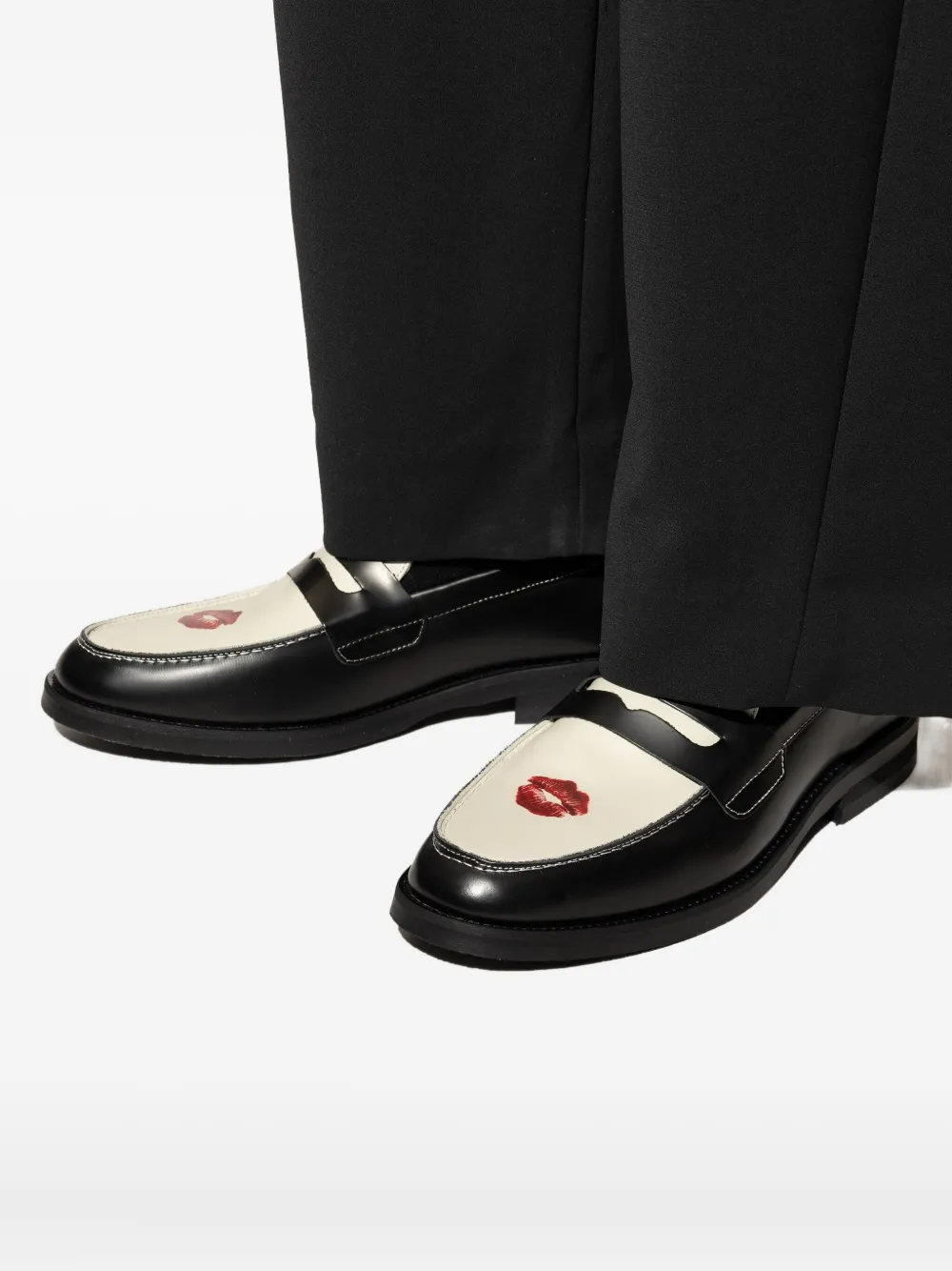 Duke & Dexter Wilde Penny Loafers In Multi