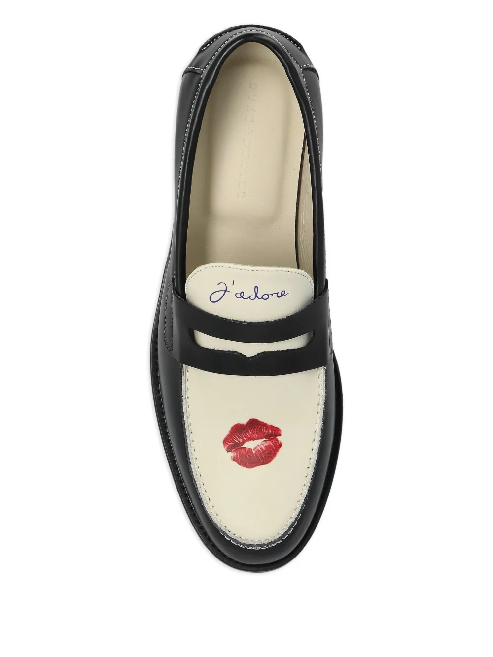 DUKE & DEXTER Wilde penny loafers Zwart