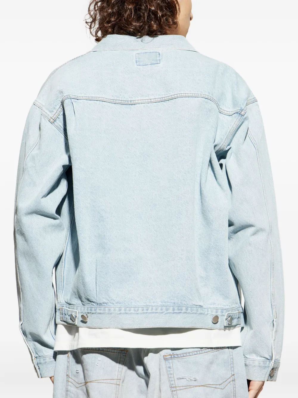 Duke & Dexter Duke Ranch Wreath Embellished Jacket In Blue