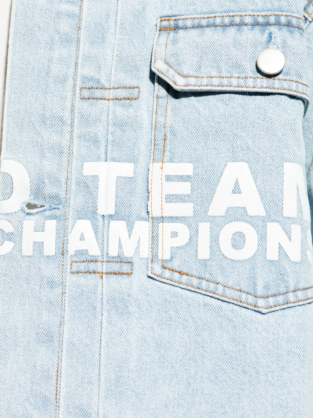 Duke & Dexter Duke Ranch Wreath Embellished Jacket In Blue