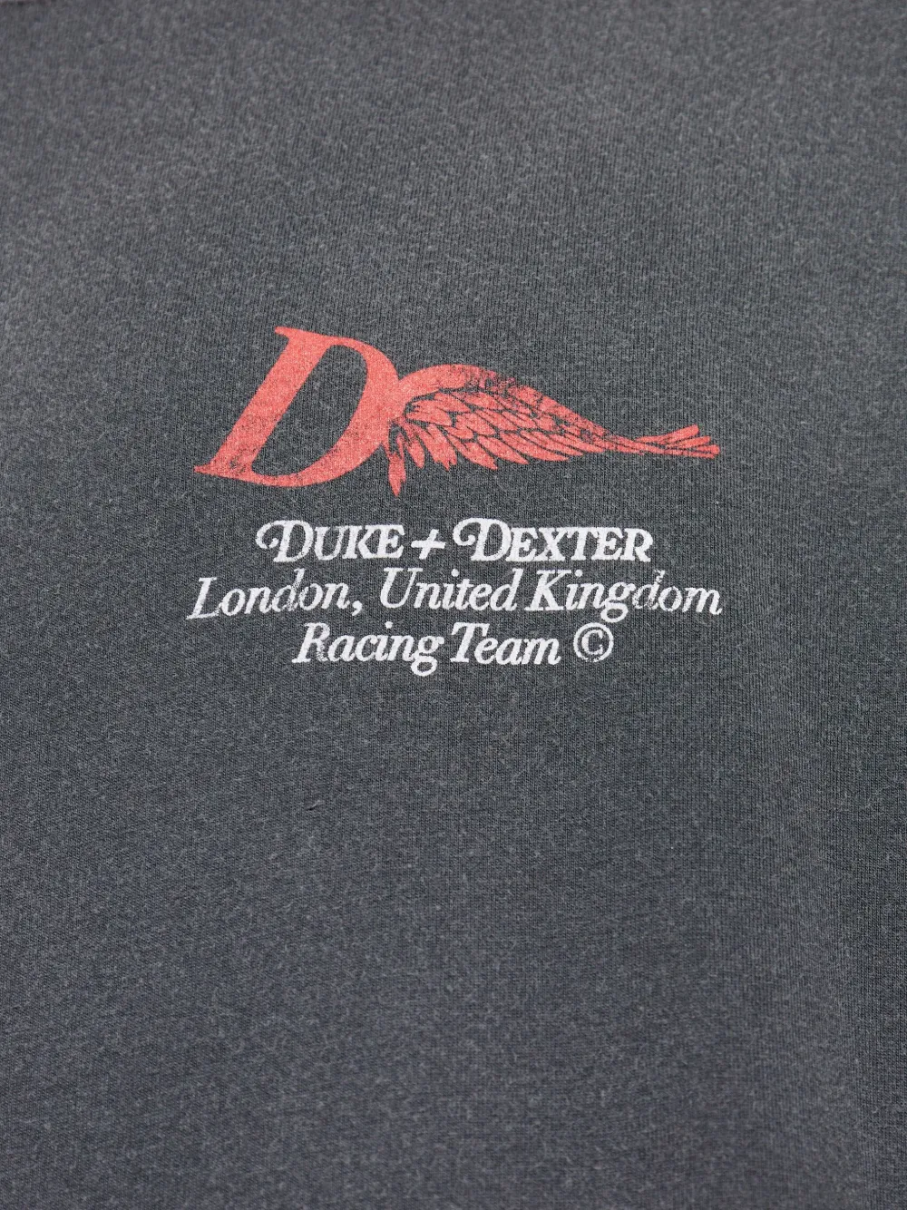 DUKE & DEXTER T-shirt met grafische print Grijs